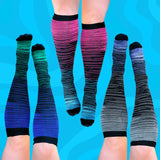 3 Pack Black Stripe Classic Compression Socks