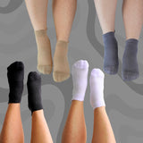 Ankle Compression Socks 4 Pack Multi Bamboo