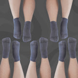 Ankle Compression Socks Grey Bamboo