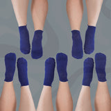 Ankle Compression Socks Navy Bamboo