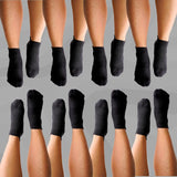 Ankle Compression Socks Black Bamboo