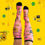 Bamboo Bizzy Bees Compression Socks