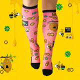 Bamboo Bizzy Bees Compression Socks