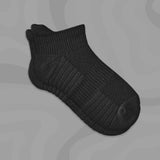 Ankle Compression Socks Black Bamboo