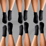 Ankle Compression Socks Black Bamboo