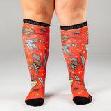 Bamboo Christmas Critters Compression Socks