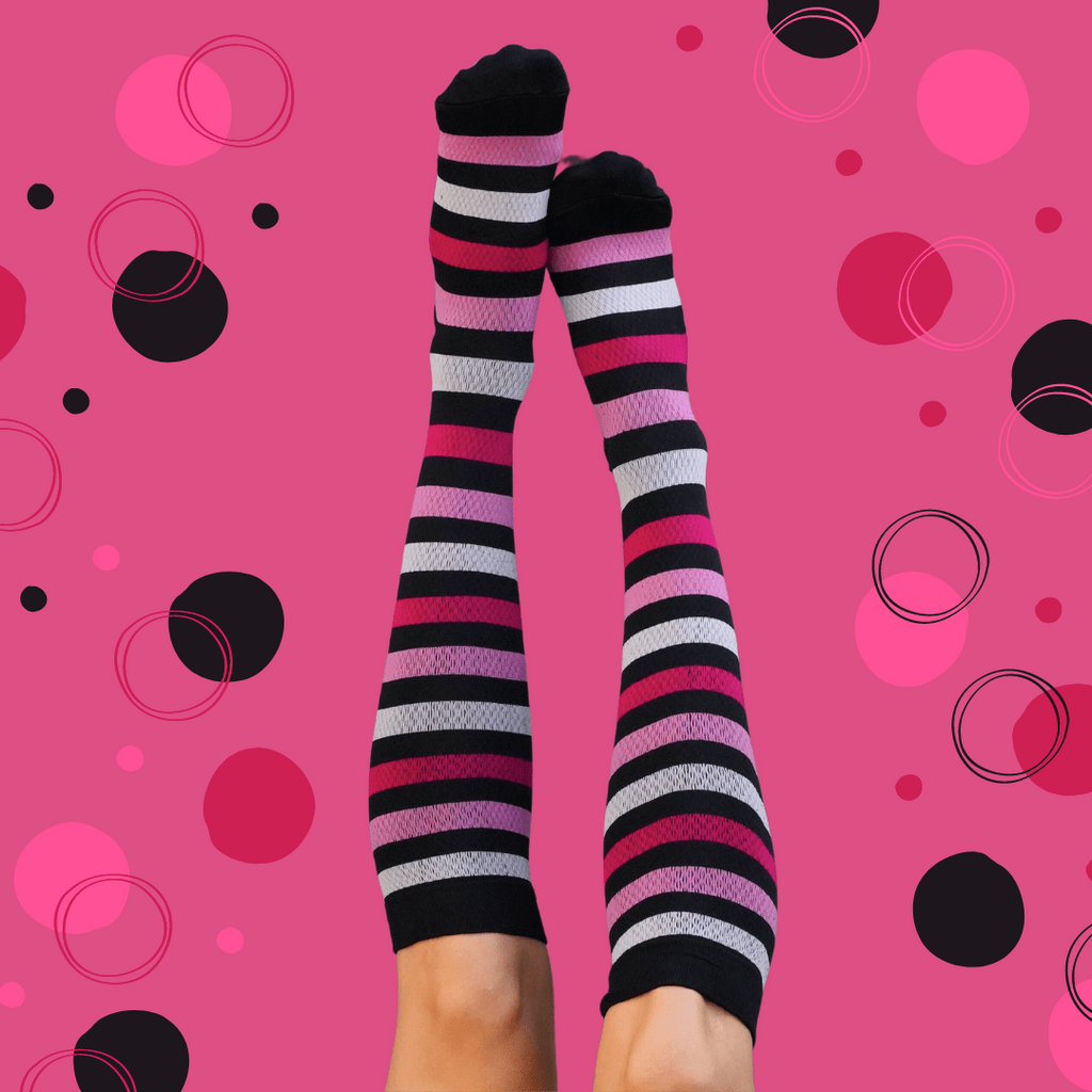 4 Pack Stripes Classic Compression Socks – Funky Sock Co