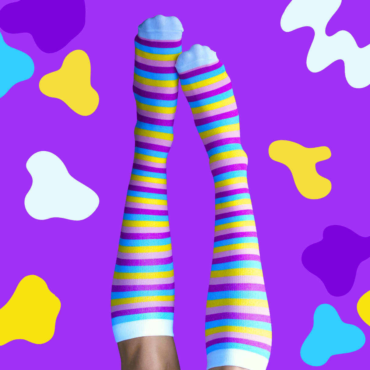 Multi Stripes Compression Socks Nurse Circulatory – Funky Sock Co