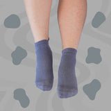 Ankle Compression Socks Grey Bamboo