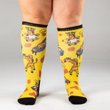 Bamboo Inconvenienced Giraffes Compression Socks