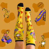 Inconvenienced Giraffes Bamboo Compression Socks