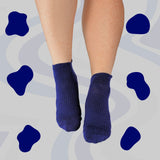 Ankle Compression Socks Navy Bamboo