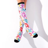 Bamboo Retro Compression Socks