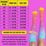 Blue Stripes Basic Compression Socks